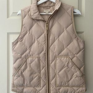 J crew quilted puffer vest